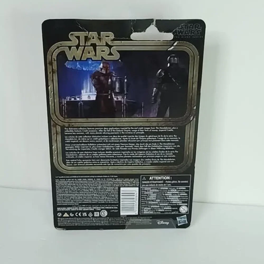Star Wars Black Series Mandalorian Credit Collection The Armorer 2021 Card bent